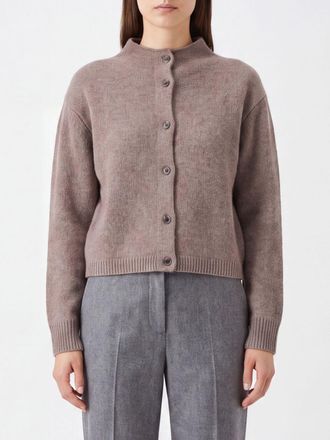 Lisa Yang Cardigan girocollo in puro cashmere con bottoni