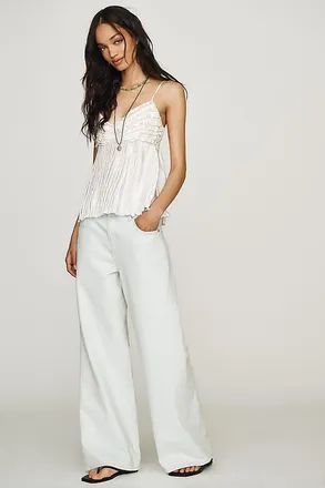 AG - Adriano Goldschmied AG Saige Mid Rise Wide Leg Jeans