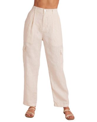 Bella Dahl Pleated Cargo Linen Trouser