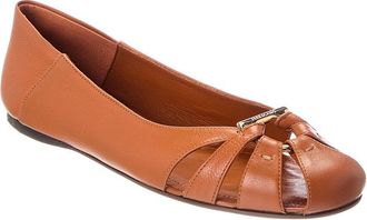 Ferragamo Ferragamo Aurelie Leather Ballet Flat