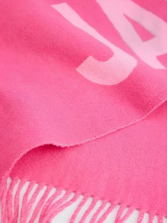 Jacquemus Unisex Scarf Multi Pink Wool Accessories