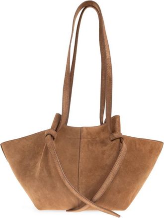 Yuzefi Mochi Shopper Tas - Dames - Shoppers - Bruin - ONE Size - Su&egrave;de - Tassen