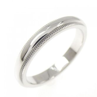 Tiffany & Co. Silver Platinum 950 Band Ring (Pre-Owned)