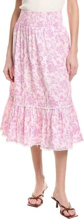 Sail to Sable Sail To Sable Ruffle Midi Skirt