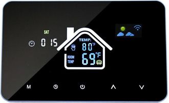 OEM Termostato T&aacute;ctil Inteligente Wi-fi De 16 A, 5-95 &deg;c, Ip20/ul94-v0, Carcasa De Policarbonato, 132 X [dimensiones Incompletas]