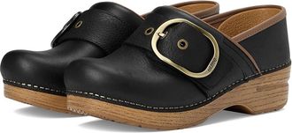 Dansko Pearson Womens Flat Shoes Black : EU 41 (US Womens 10.5-11) Regular, Leather