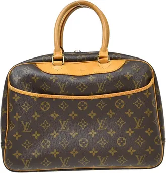 Louis Vuitton Deauville Monogram Brown Canvas Handbag (Pre-Owned)