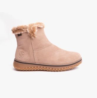 Rieker Z4266-62 Womens Ankle Boots Beige - Size UK 6.5