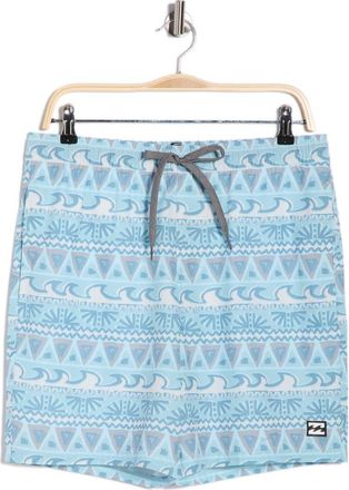 Billabong Pushpin Volley Swim Trunks in Sterling Blue at Nordstrom Rack, Size X-Large