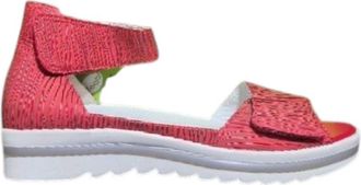 Waldl&auml;ufer Womens Marigold Ankle Strap Sandal In Red