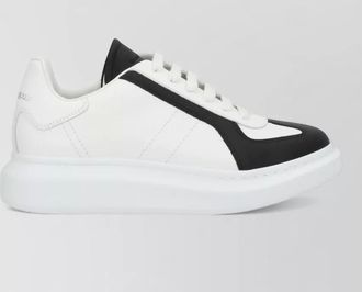 Alexander McQueen leather oversized low-top sneakers