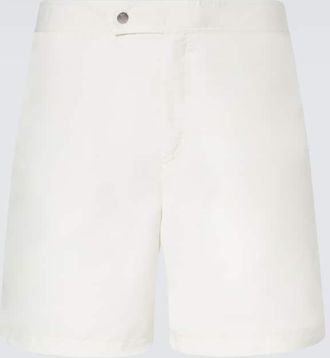 Brunello Cucinelli Logo swim trunks
