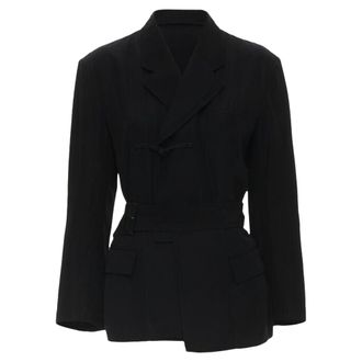 Comme Des Gar&ccedil;ons Comme des Garcons chinese knot semi detached hem blazer