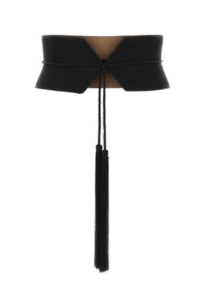 Alaia Womens Bustier Belt Black Viscose