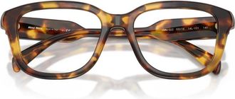 Miu Miu MU 02Zv Optisch Montuur - unisex - Brillen - Bruin - 53 MM - Accessoires