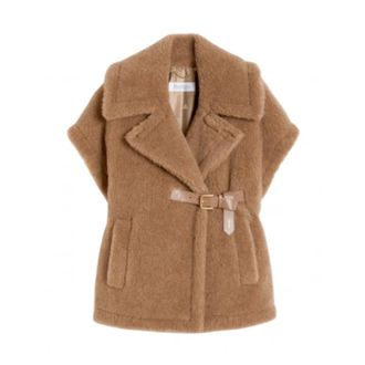 Max Mara Dames, Jassen, Bruin, Maat: 3XS Zijde