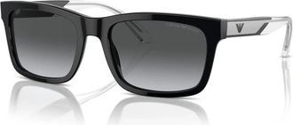 Emporio Armani unisex, Accessoires, Zwart, Maat: 57 MM Poliester