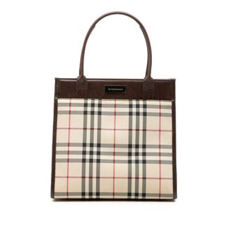 Burberry Pre-owned Burberry House Check Canvas Handbag Ladies 7U6A1ZIHLG96UM85