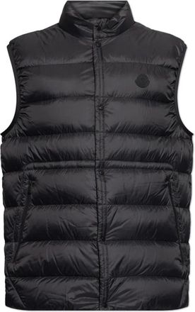Moncler Donsvest Plaret - Heren - Bodywarmers - Zwart - S - Jassen