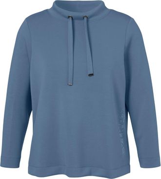 Via Appia Due Dames, Sweatshirts & Hoodies, Blauw, Maat: 6XL