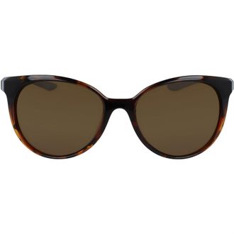Nike Essence Logo ovale zonnebril (Schildpatroon/Goud/Bruin)