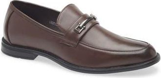 Geoffrey Beene Faux Leather Loafer in Brown at Nordstrom Rack, Size 10.5