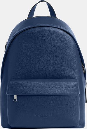 Coach Mens Taylor Backpack - Dark Blue Leather - One Size