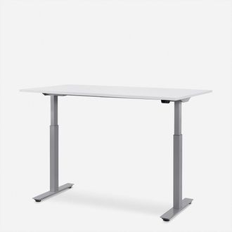 Jelmoli-Shop »WRK21 Schreibtisch Smart 120 x 80 cm, Höhenverstellbar, Weiss Uni / Grau« ()