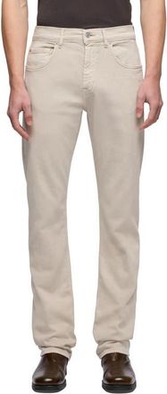 7 For All Mankind Luxe Performance Lefthand The Straight Leg Jeans in Left Hand Oat at Nordstrom, Size 31