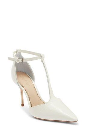 Cinq &agrave; Sept Clara T-Strap Pump in Ivory at Nordstrom Rack, Size 8.5Us / 38.5Eu