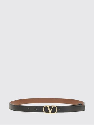 Valentino Garavani VLogo Signature Adjustable Smooth Calf Leather Belt