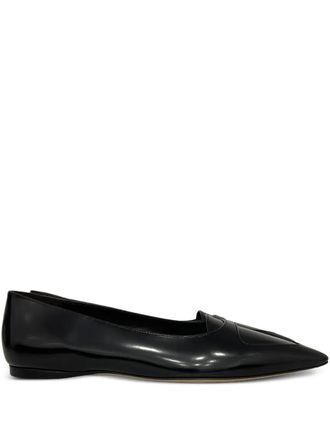 The Row Viv layered ballet flats - women - Bos Taurus - 38 - Black