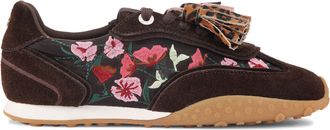 Kurt Geiger Womens Leather Lavender Sneakers - Brown - Size UK 8