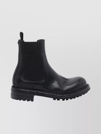 Dolce & Gabbana chunky sole round toe ankle boots