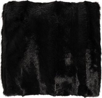 Burberry Hooded Scarf - Dames - Wintersjaals - Zwart - ONE Size - Wol - Accessoires