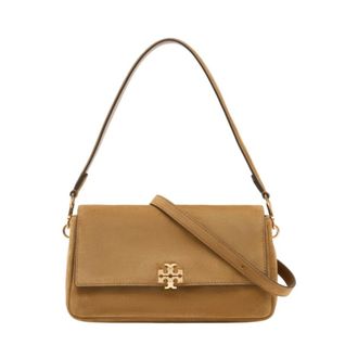 Tory Burch Tory Burch, Shoulder Bags, female, Brown, Size: ONE SIZE Charlie Small Shoulder Bag