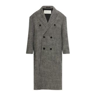 Ami Abrigo de Lana con Abertura Trasera - Coats - Hombre - Gris - XL