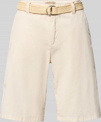 Soyaconcept Bermudas mit G&uuml;rtel Modell ROVENA in Beige, Gr&ouml;&szlig;e 34