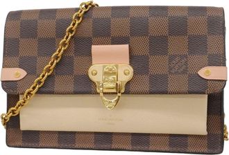 Louis Vuitton Cream Chain/Shoulder Wallet (Pre-Owned)