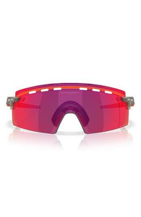 Oakley Encoder Strike 39mm Prizm Rimless Wrap Shield Sunglasses in Dark Grey/pink at Nordstrom Rack