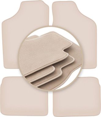 OEM Alfombrillas Beige Premium Para Volkswagen Polo Ii Coup&eacute;, Hatchback, Sed&aacute;n 1981-1992