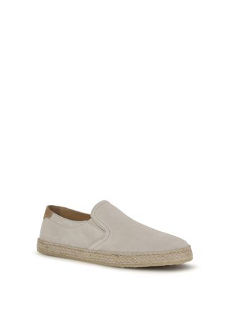 Brunello Cucinelli Mens Suede Sneakers Lamb+siena