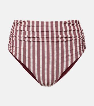 SIMKHAI Striped bikini bottoms