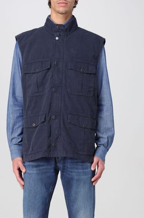 Barbour Gilet in cotone con toppa Barbour
