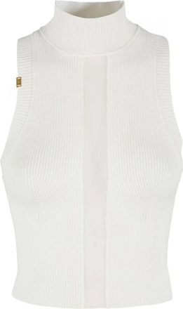 Elisabetta Franchi Donna, Top, Bianco, M, new
