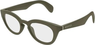 Gucci Optical Frame - Heren - Brillen - Groen - 47 MM - Accessoires