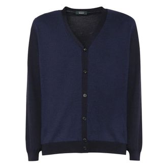 Zanone Heren, Truien, Blauw, Maat: L Wol