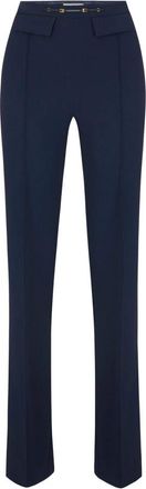 Elisabetta Franchi Mujer, Pantalones, Azul, Talla: L