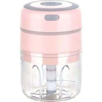 OEM Mini Picadora El&eacute;ctrica De Cebolla, Batidora El&eacute;ctrica Multifunci&oacute;n Para Cocina, Recargable Por Usb Para Verduras, Frutas Y Carne (rosa), 8,5 X 8,5 X 