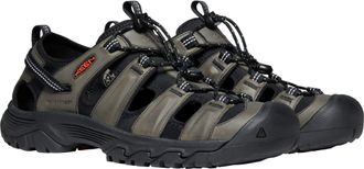 Keen Sandale KEEN TARGHEE III S, Herren, Gr. 40, grau (grau, schwarz), Leder, Schuhe Sandale